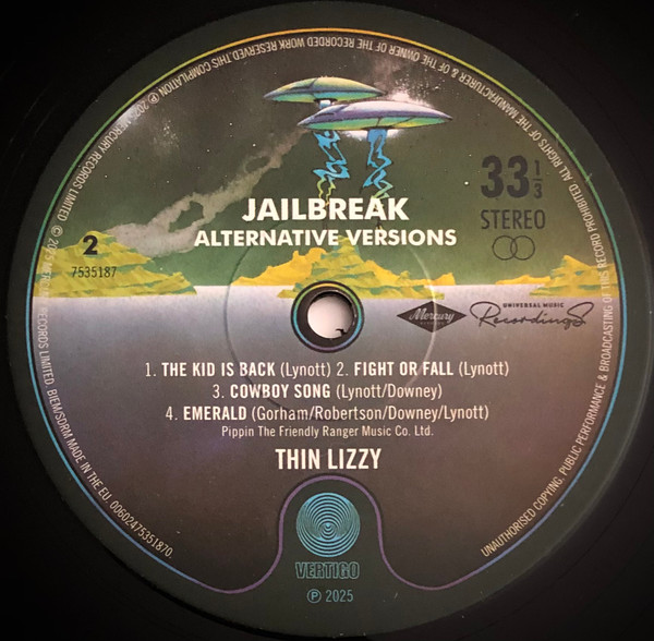 Thin Lizzy - Jailbreak Alternative Versions | Mercury (7535857) - 4 Thin Lizzy - Jailbreak Alternative Versions | Mercury (7535857) - 4