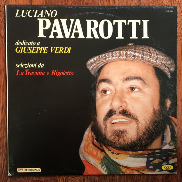 Luciano Pavarotti - Dedicato A Giuseppe Verdi | International Joker Production (SM 1365) - main