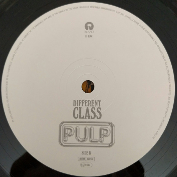 Pulp - Different Class | Island Records (4785288) - 3