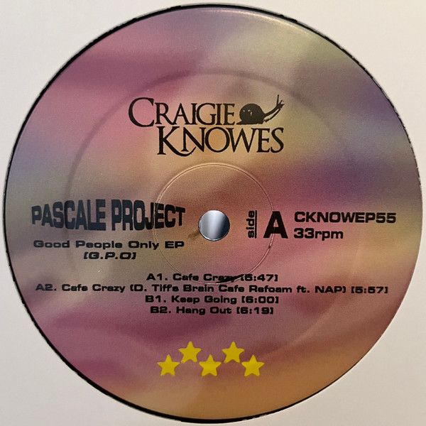 Pascale Project - Good People Only EP | Craigie Knowes (CKNOWEP55)