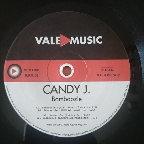 Candy J - Bamboozled | Vale Music (VLMX 081) - 2 Candy J - Bamboozled | Vale Music (VLMX 081) - 2