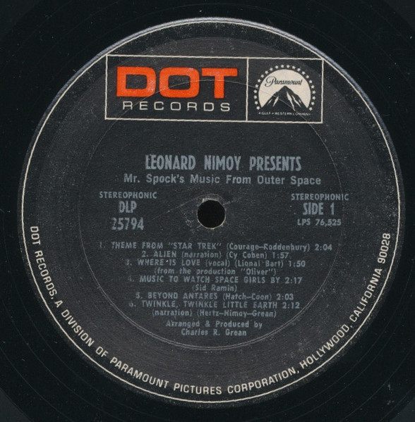 Leonard Nimoy - Presents Mr. Spock's Music From Outer Space | Dot Records (DLP 25794) - 4 Leonard Nimoy - Presents Mr. Spock's Music From Outer Space | Dot Records (DLP 25794) - 4