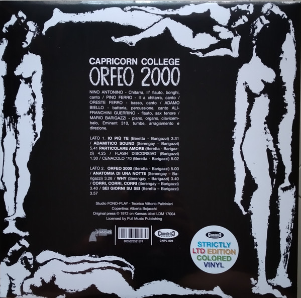 Capricorn College - Orfeo 2000 | Cinedelic Records (CNPL809) - 2 Capricorn College - Orfeo 2000 | Cinedelic Records (CNPL809) - 2