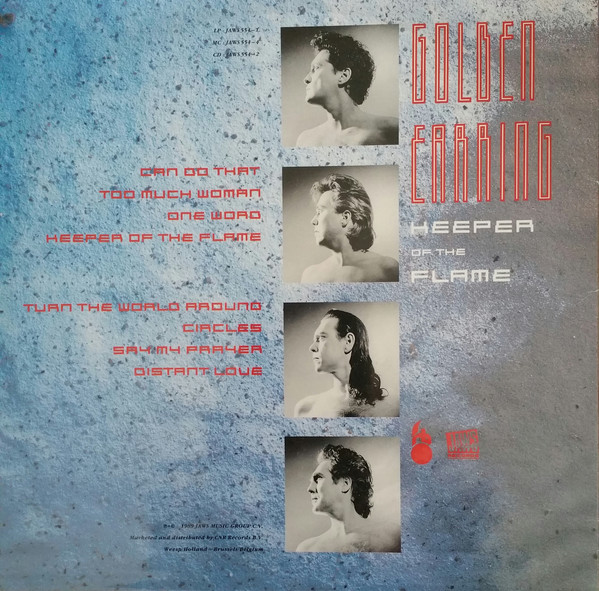 Golden Earring - Keeper Of The Flame | JAWS Records (JAWS 554-1) - 2