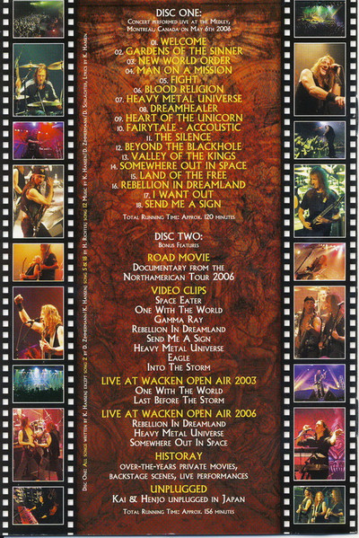 Gamma Ray - Hell Yeah!!! The Awesome Foursome - Live In Montreal | Steamhammer (SPV 92057 2DVD) - 2