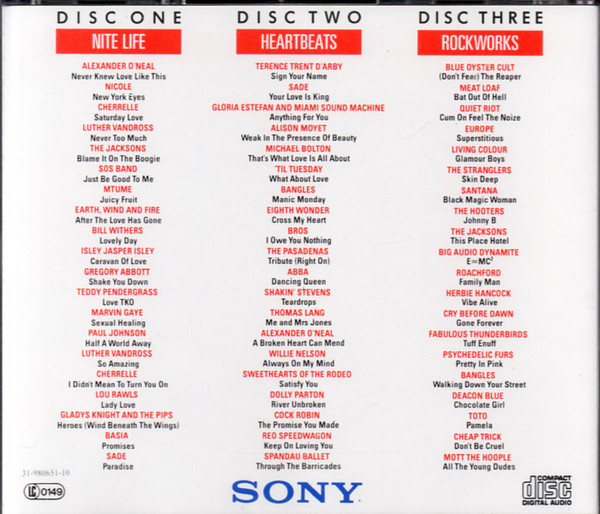 Various - The Sony Digital Collection Vol 1 | Sony (LSP 980651 2) - 2