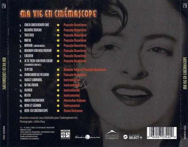Pascale Bussières - Ma Vie En Cinémascope | Musicor (MQMCD-2342) - 2 Pascale Bussières - Ma Vie En Cinémascope | Musicor (MQMCD-2342) - 2