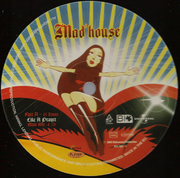 Mad'House - Like A Prayer | Bio Records (015 755 - 1) - 3 Mad'House - Like A Prayer | Bio Records (015 755 - 1) - 3