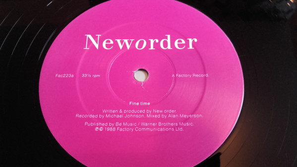 New Order - Fine Time | Factory (Fac223)