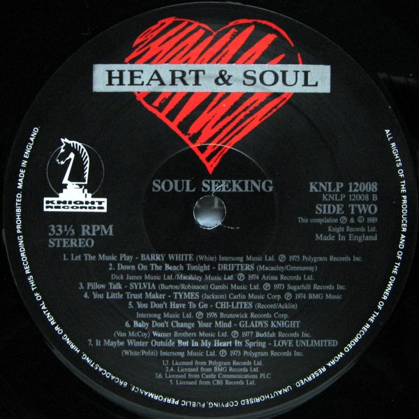 Various - Soul Seeking | Knight Records (KNLP 12008) - 4 Various - Soul Seeking | Knight Records (KNLP 12008) - 4