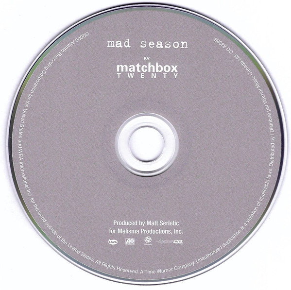 Matchbox Twenty - Mad Season [CD] | Lava (CD 83339) - 3