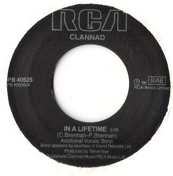 Clannad - In A Lifetime | RCA (PB 40535) - 3