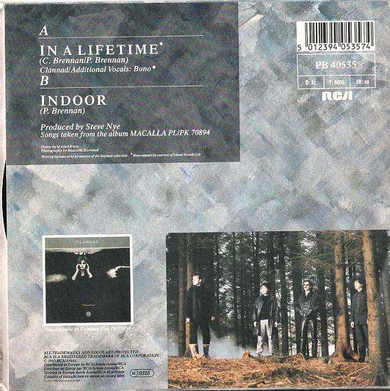 Clannad - In A Lifetime | RCA (PB 40535) - 2