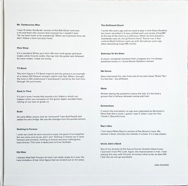 John Scofield - Uncle John's Band | ECM Records (ECM 2796/97) - 4 John Scofield - Uncle John's Band | ECM Records (ECM 2796/97) - 4