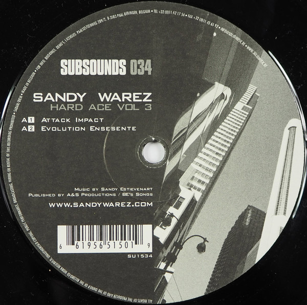 Sandy Warez - Hard Ace Vol. 3 | Subsounds (SU1534)