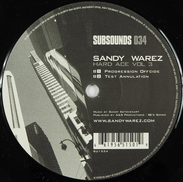 Sandy Warez - Hard Ace Vol. 3 | Subsounds (SU1534) - 2