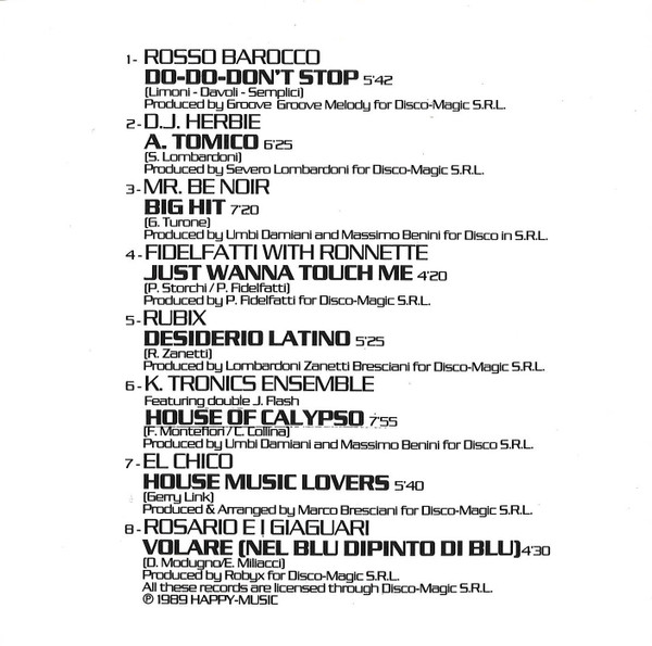 Various - Spaghetti House Vol 1 | On The Beat (OTB 11359-2) - 4 Various - Spaghetti House Vol 1 | On The Beat (OTB 11359-2) - 4