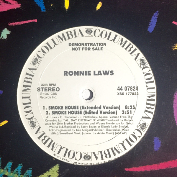 Ronnie Laws - Smoke House | Columbia (44 07824) - main