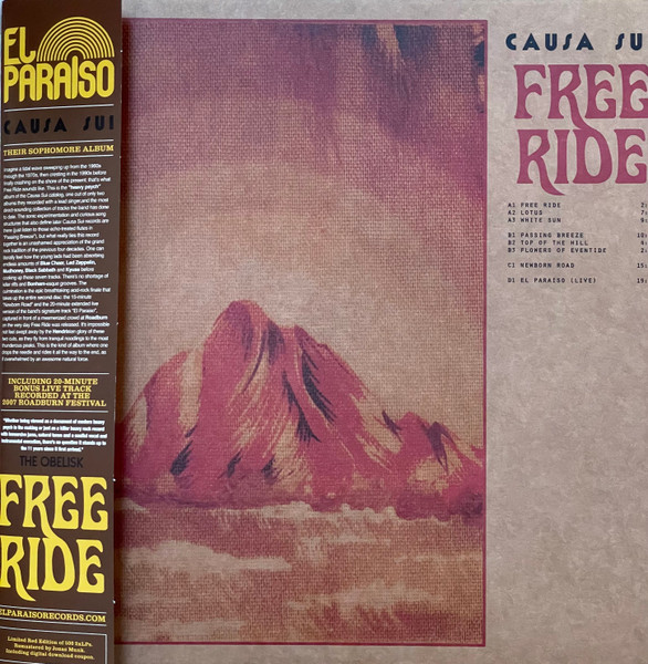 Causa Sui - Free Ride | El Paraiso Records (EPR004LP) Causa Sui - Free Ride | El Paraiso Records (EPR004LP)