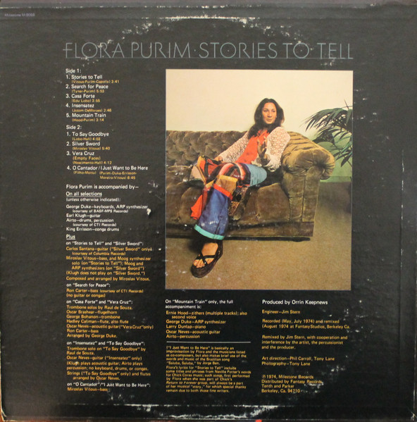 Flora Purim - Stories To Tell | Milestone (M-9058) - 2 Flora Purim - Stories To Tell | Milestone (M-9058) - 2