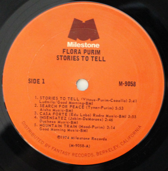 Flora Purim - Stories To Tell | Milestone (M-9058) - 3 Flora Purim - Stories To Tell | Milestone (M-9058) - 3