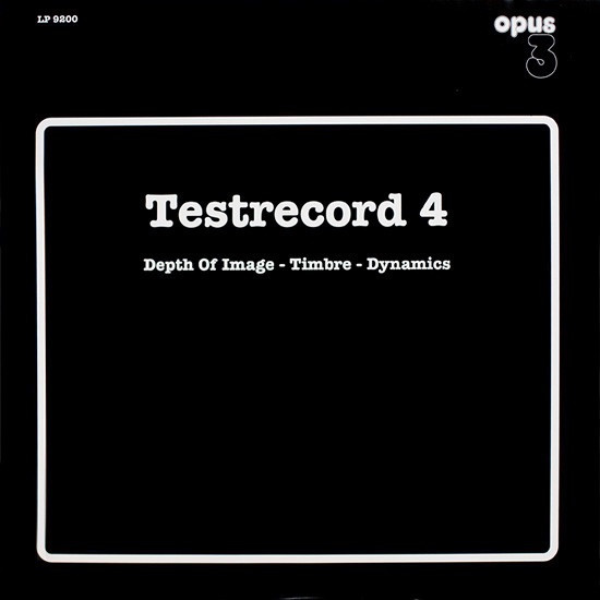 Testrecord 4 (Depth Of Image, Timbre, Dynamics)