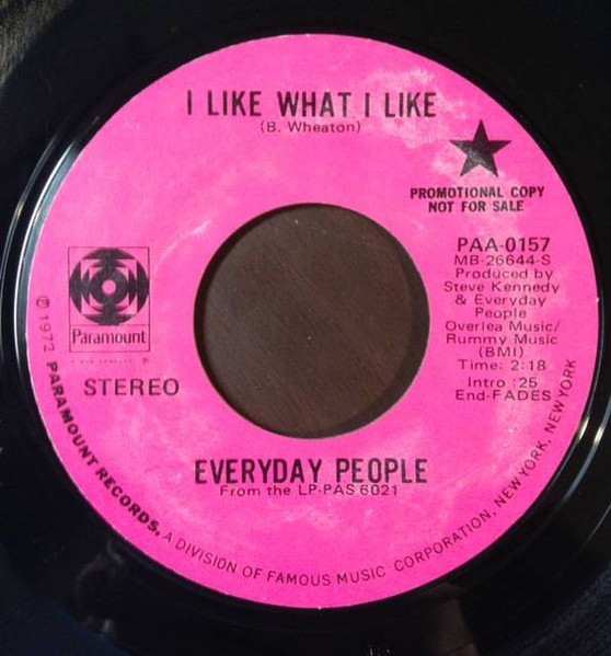 Everyday People - Experience In Love | Paramount Records (PAA-0157)