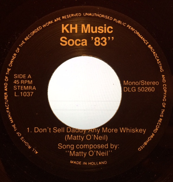Mattie O'Neil - Don't Sell Daddy Any More Whiskey | KH Music (L 1037) - main