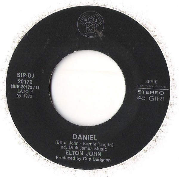 Elton John - Daniel | DJM Records (SIR-DJ 20172) - 3