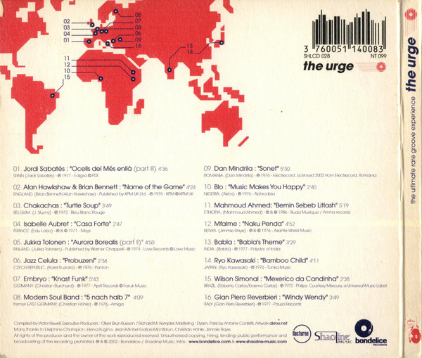 Various - The Urge | Bondelice (SHLCD 028) - 2 Various - The Urge | Bondelice (SHLCD 028) - 2