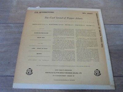 Pepper Adams - The Cool Sound Of Pepper Adams | Pye International (NPL.28007) - 2