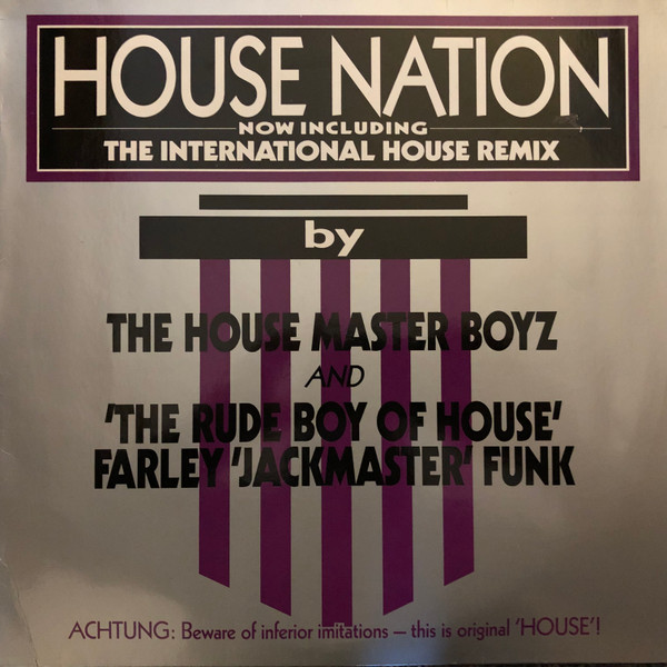 The Housemaster Boyz And The Rude Boy Of House - House Nation | BCM Records (14040) - main