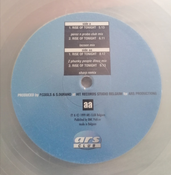 Blend - Rise Of Tonight (Remix) | ARS Club (MS 740439-1) - 2