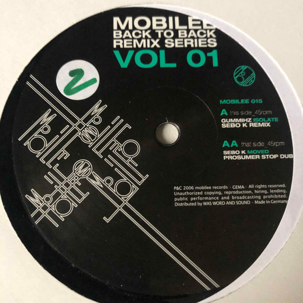 GummiHz / Sebo K - Mobilee Back To Back Remix Series Vol 01 | Mobilee (MOBILEE 015) - 3