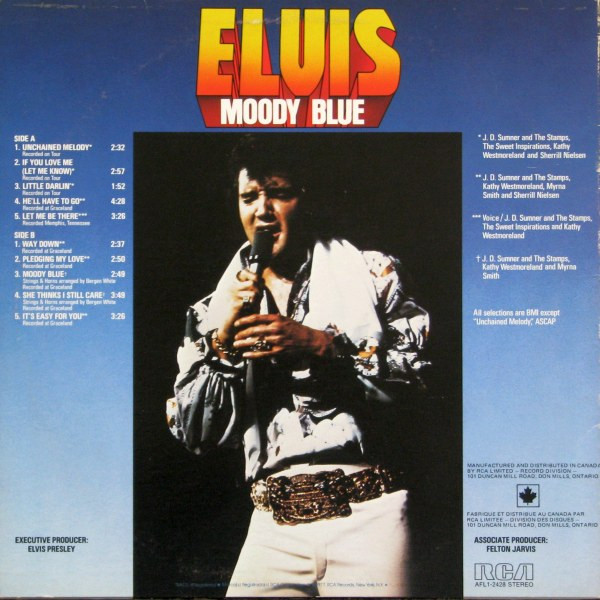 Elvis Presley - Moody Blue | RCA Victor (AFL1-2428) - 2 Elvis Presley - Moody Blue | RCA Victor (AFL1-2428) - 2