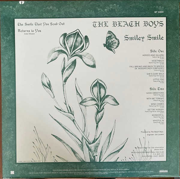The Beach Boys - Smiley Smile LP | Analogue Productions (APP 068) - 2 The Beach Boys - Smiley Smile LP | Analogue Productions (APP 068) - 2