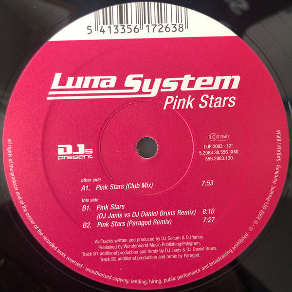 Luna System - Pink Stars | DJs Present (DJP 2083) - 3