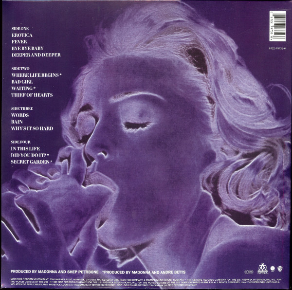 Madonna - Erotica | Maverick (8122-79735-6) - 3