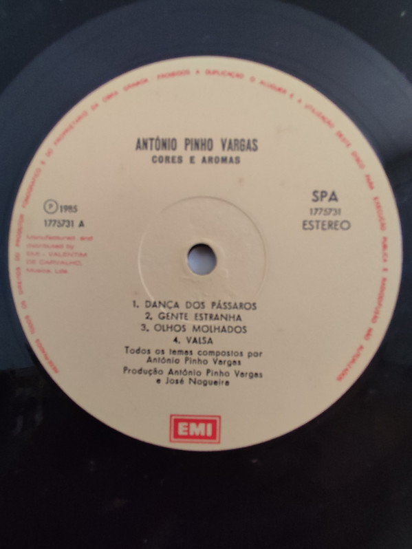 António Pinho Vargas - Cores E Aromas | EMI (1775731) - 2