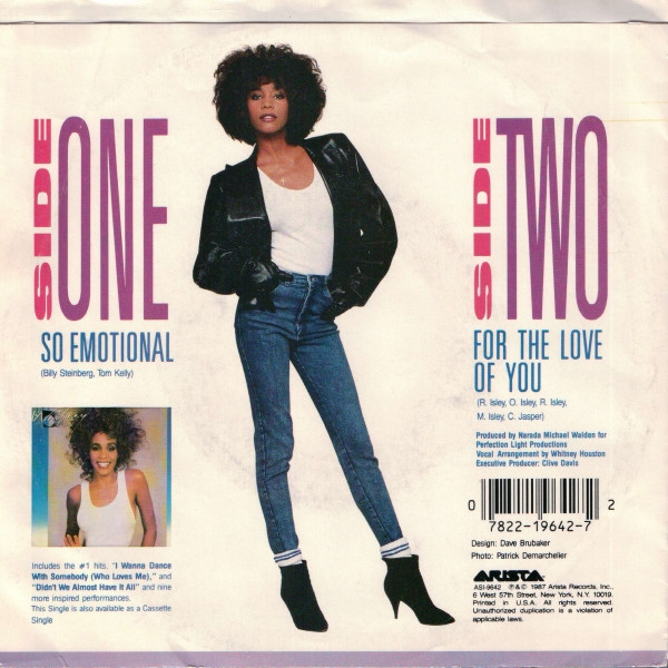 Whitney Houston - So Emotional | Arista (AS1-9642) - 2 Whitney Houston - So Emotional | Arista (AS1-9642) - 2