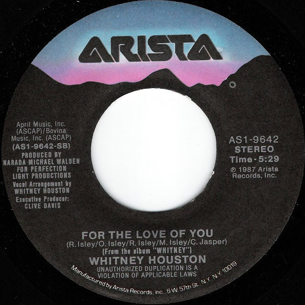 Whitney Houston - So Emotional | Arista (AS1-9642) - 4 Whitney Houston - So Emotional | Arista (AS1-9642) - 4