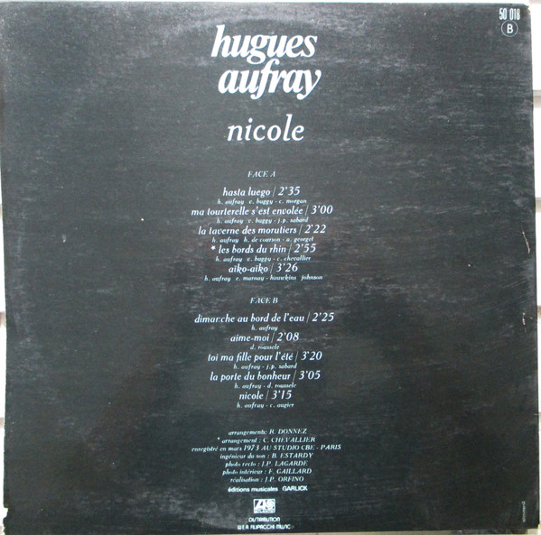 Hugues Aufray - Nicole | Atlantic (50 018) - 3