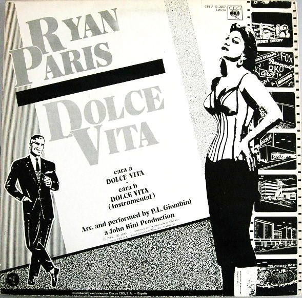Ryan Paris - Dolce Vita | CBS (CBS A 12.3557) - 2
