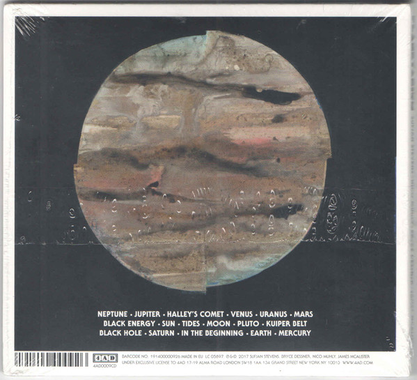 Sufjan Stevens • Nico Muhly • Bryce Dessner • James McAlister - Planetarium | 4AD (4AD0009CD)