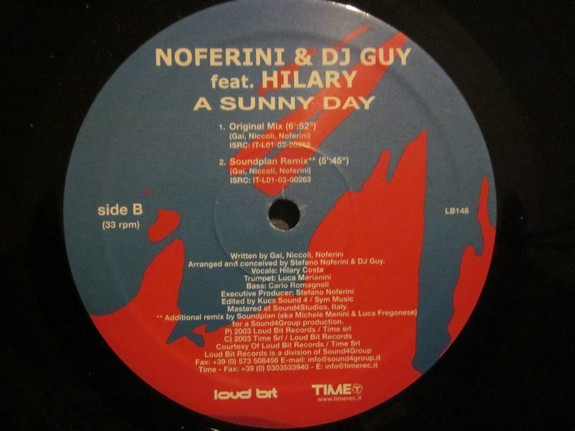 Stefano Noferini & DJ Guy Feat. Hilary Costa - A Sunny Day | Loud Bit Records (LB148) - 3