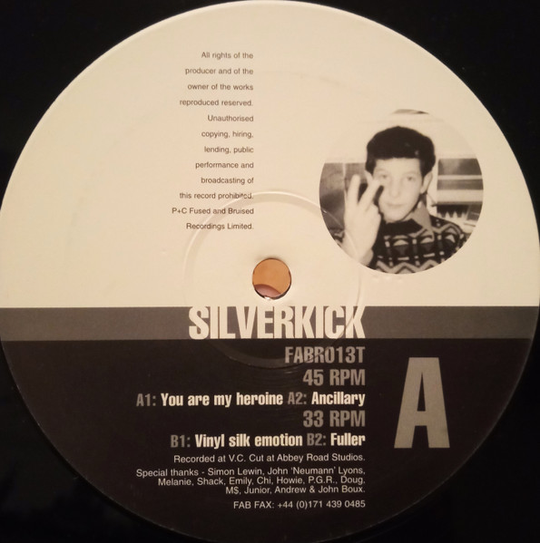 Silverkick - Vinyl Silk EP | Fused & Bruised (FABR013T) - 3