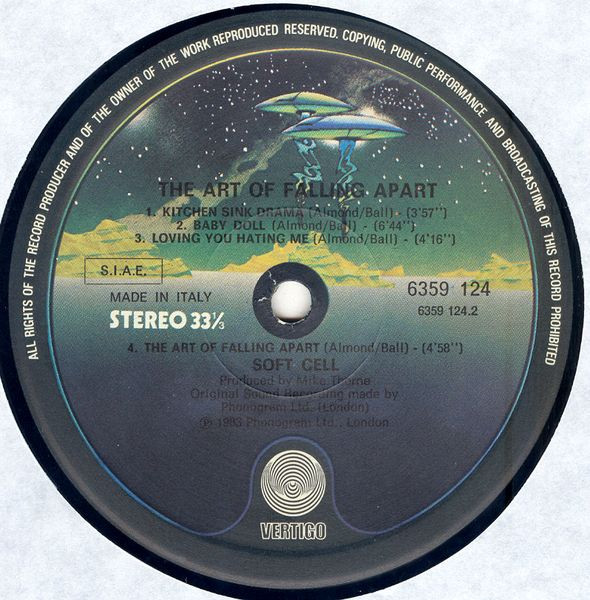 Soft Cell - The Art Of Falling Apart | Vertigo (6359 124) - 4 Soft Cell - The Art Of Falling Apart | Vertigo (6359 124) - 4
