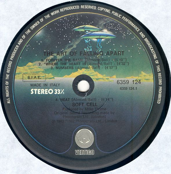 Soft Cell - The Art Of Falling Apart | Vertigo (6359 124) - 3 Soft Cell - The Art Of Falling Apart | Vertigo (6359 124) - 3