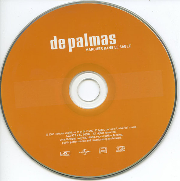 Gérald De Palmas - Marcher Dans Le Sable | Polydor (543 973 2) - 3 Gérald De Palmas - Marcher Dans Le Sable | Polydor (543 973 2) - 3