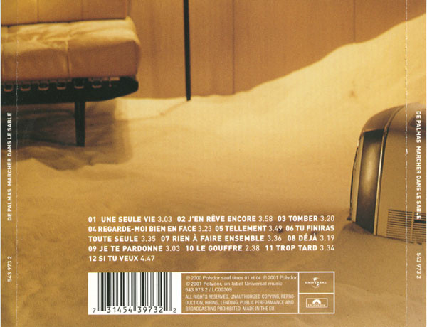 Gérald De Palmas - Marcher Dans Le Sable | Polydor (543 973 2) - 2 Gérald De Palmas - Marcher Dans Le Sable | Polydor (543 973 2) - 2